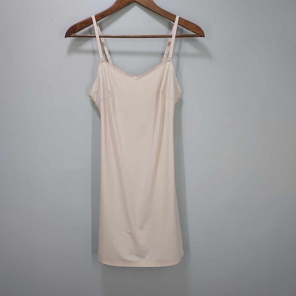 Spanx Thinstincts Low Back Slip Dress Mini Nude Shapewear Large L